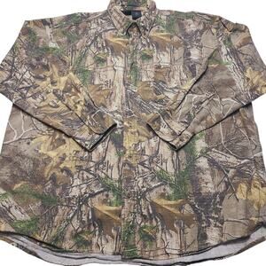 Bushmaster Camo Realtree Longsleeve Button Up Shirt Men's Size 2XL Ripstop